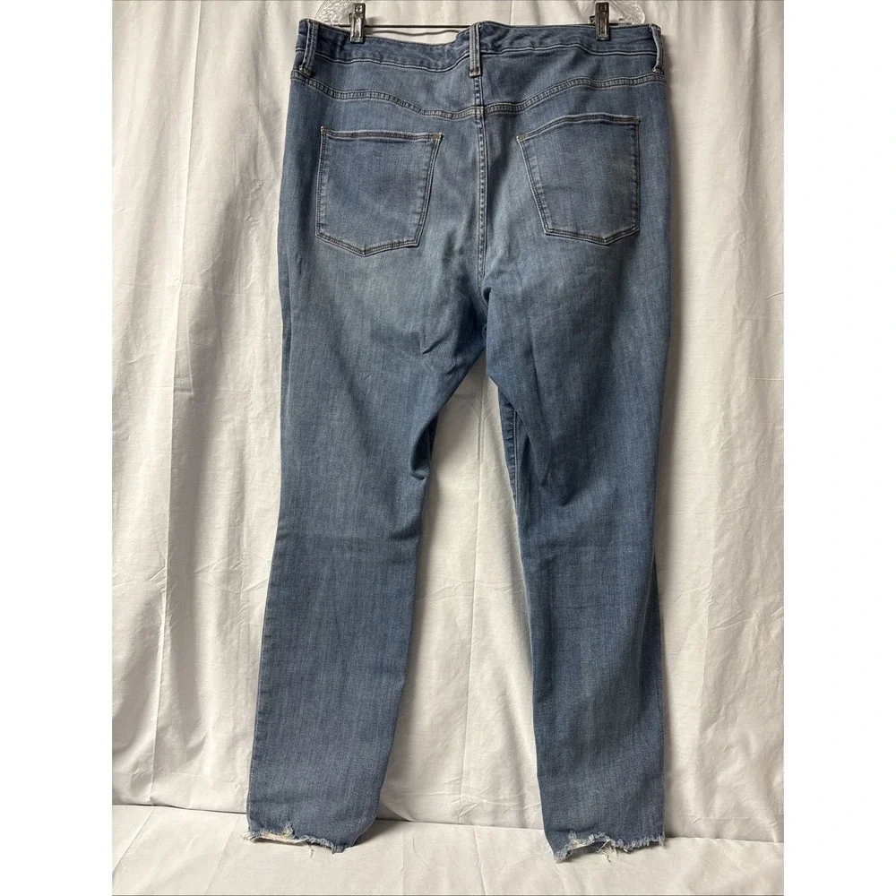 Universal Thread Distressed High Rise Skinny Jeans Blue Women 18/34R 38x28.5